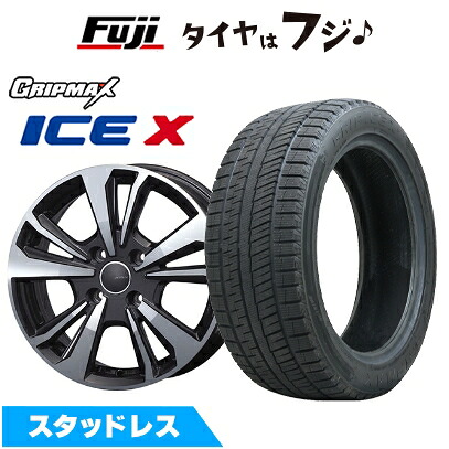 【新品】輸入車用 シトロエンC4 2022- スタッドレスタイヤ ホイール4本セット 215/60R17 グリップマックス アイスX BSW ブラックサイドウォール(限定) スマートライン 365 6.5J 17インチ(送料無料)