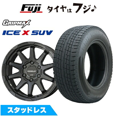 【新品】FJクルーザー スタッドレスタイヤ ホイール4本セット 265/70R17 グリップマックス アイスX SUV BSW ブラックサイドウォール(限定) 共豊 サーキュラー C10X 8J 17インチ(送料無料)｜フジコーポレーション