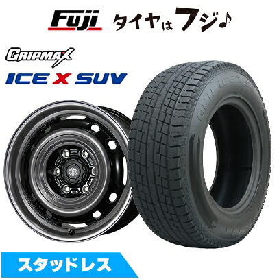 【新品】ランクル300/ランクル250 スタッドレスタイヤ ホイール4本セット 265/65R18 グリップマックス アイスX SUV BSW ブラックサイドウォール(限定) トピー ランドフット XFG トヨタ車専用 7.5J 18インチ(送料無料)