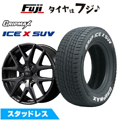 【新品】ランクル250 スタッドレスタイヤ ホイール4本セット 265/60R20 グリップマックス アイスX SUV RWL ホワイトレター(限定) MID WHEELS NITRO POWER M62 トマホーク 8J 20インチ(送料無料)