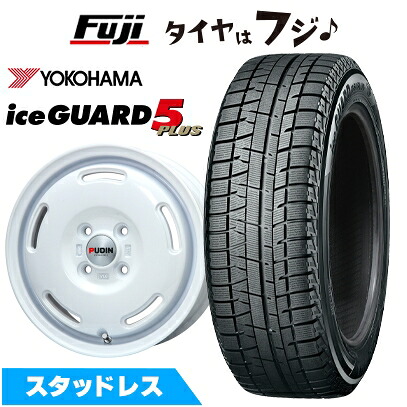 【新品 軽自動車】 スタッドレスタイヤ ホイール4本セット 135/80R12 ヨコハマ アイスガード ファイブIG50プラス プレミックス プディン(ホワイト) 4J 12インチ(送料無料) 33,995円
