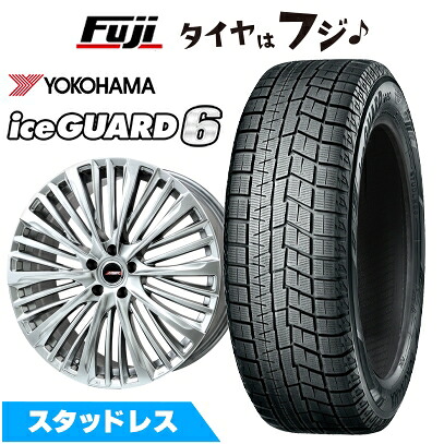 【新品】レクサスLS(ボルト車) スタッドレスタイヤ ホイール4本セット 245/50R19 ヨコハマ アイスガード6 シックスIG60 ZPS プレミックス MER-X ハイパーシルバー(R14ボルト) 8J 19インチ(送料無料)