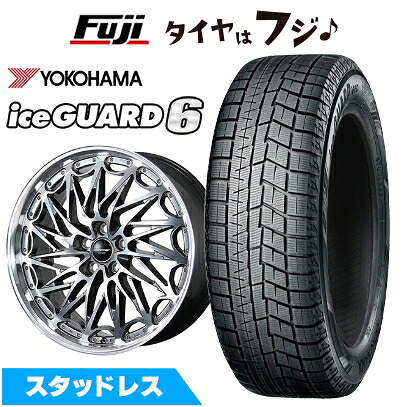 【新品】クラウンセダン スタッドレスタイヤ ホイール4本セット 245/45R20 ヨコハマ アイスガード6 シックスIG60 ZPS トピー ドルフレン エクスクルーシブ TLM-02 数量限定 トヨタ・レクサス車専用 8.5J 20インチ(送料無料)|フジコーポレーション