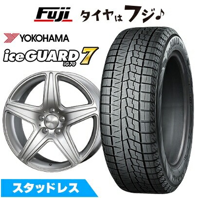【新品】輸入車用 ベンツCクラス（W205） スタッドレスタイヤ ホイール4本セット 205/60R16 ヨコハマ アイスガード7 セブンIG70 AGA ブルグ【限定】 7J 16インチ(送料無料)