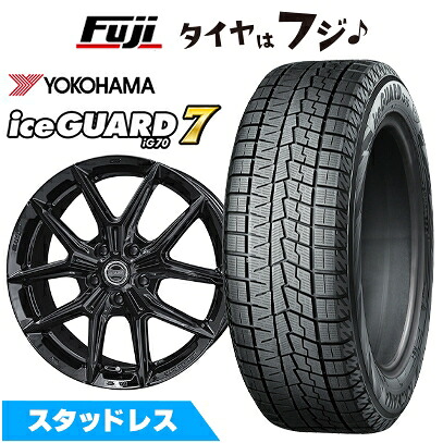 【新品】40系アルファード/ヴェルファイア スタッドレスタイヤ ホイール4本セット 225/65R17 ヨコハマ アイスガード7 セブンIG70 共豊 スマック IG-TEC トヨタ・レクサス車専 7J 17インチ(送料無料)