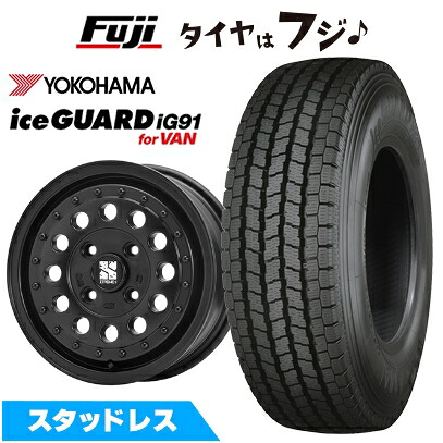 【新品】タウンエーストラック スタッドレスタイヤ ホイール4本セット 175/80R14 99/98N ヨコハマ アイスガード iG91 MLJ エクストリームJ ラギッド 5J 14インチ(送料無料)｜フジコーポレーション