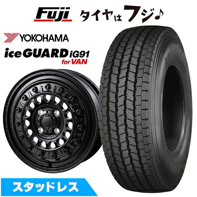【新品】タウンエーストラック スタッドレスタイヤ ホイール4本セット 175/80R14 99/98N ヨコハマ アイスガード iG91 モンツァ HI-BLOCK ターマー 5J 14インチ(送料無料)｜フジコーポレーション