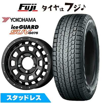 【新品】ジムニー スタッドレスタイヤ ホイール4本セット 175/80R16 ヨコハマ アイスガード SUV G075 WORK ワーク クラッグ ティーグラビック SHADOW EDITION 5.5J 16インチ(送料無料)|フジコーポレーション