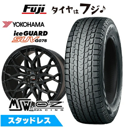 【新品】輸入車用 ボルボ(XC90) スタッドレスタイヤ ホイール4本セット 275/45R20 ヨコハマ アイスガード SUV G075 MSW by OZ Racing MSW 51(グロスブラック) 8.5J 20インチ(送料無料)|フジコーポレーション