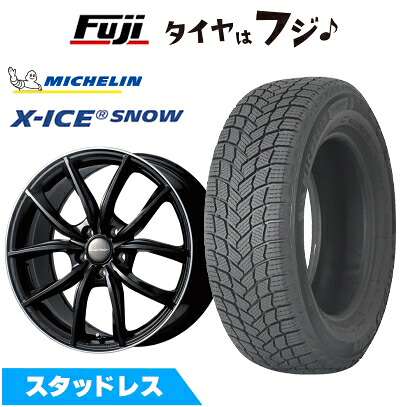 【新品】輸入車用 ギブリ スタッドレスタイヤ ホイール4本セット 245/45R19 ミシュラン エックスアイス スノー ユーロテック MP-LINE(マットブラックリムポリッシュ） 8J 19インチ(送料無料)