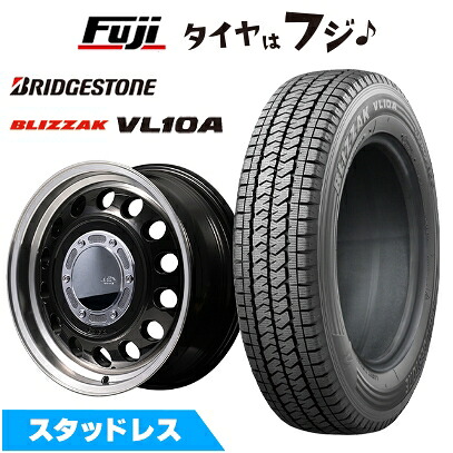 【新品】タウンエーストラック スタッドレスタイヤ ホイール4本セット 175/80R14 99/98N ブリヂストン ブリザック VL10A MID WHEELS ガルシア シスコ タイプ2 5J 14インチ(送料無料)