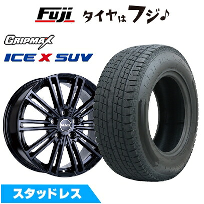 【新品】輸入車用 ディフェンダー スタッドレスタイヤ ホイール4本セット 255/70R18 グリップマックス アイスX SUV BSW ブラックサイドウォール(限定) MAK ヨーク 8J 18インチ(送料無料)