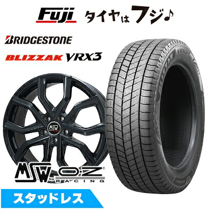 【新品】輸入車用 ボルボ（V90 クロスカントリー） スタッドレスタイヤ ホイール4本セット 235/50R19 ブリヂストン ブリザック VRX3 MSW by OZ Racing MSW 41(グロスブラック) 7.5J 19インチ(送料無料)