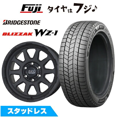 【新品】プラド/ハイラックス スタッドレスタイヤ ホイール4本セット 265/65R17 ブリヂストン ブリザック WZ-1 ホットスタッフ マッドクロス レンジャー 8J 17インチ(送料無料)