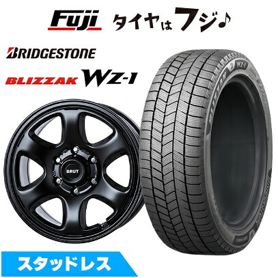 【新品】プラド/ハイラックス スタッドレスタイヤ ホイール4本セット 265/65R17 ブリヂストン ブリザック WZ-1 トライスター BRUT BR-44 7.5J 17インチ(送料無料)｜フジコーポレーション