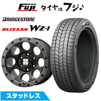 【新品】輸入車用 グランドチェロキー スタッドレスタイヤ ホイール4本セット 265/60R18 ブリヂストン ブリザック WZ-1 MLJ エクストリームJ XJ03 8J 18インチ(送料無料)