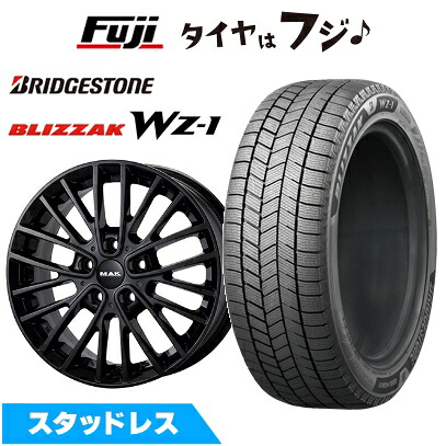 【新品】輸入車用 MINI（J01） スタッドレスタイヤ ホイール4本セット 195/60R16 ブリヂストン ブリザック WZ-1 MAK チェルシー 6.5J 16インチ(送料無料)｜フジコーポレーション 112,550円