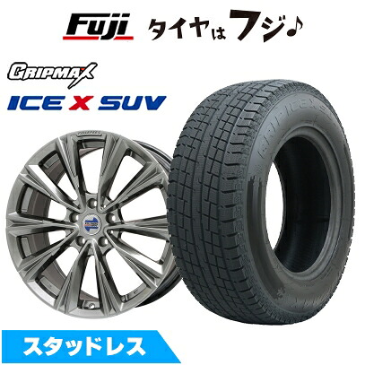 【新品】輸入車用 BMW X4（G02） スタッドレスタイヤ ホイール4本セット 225/60R18 グリップマックス アイスX SUV BSW ブラックサイドウォール(限定) ケレナーズスポーツ X-LINE 7.5J 18インチ(送料無料)