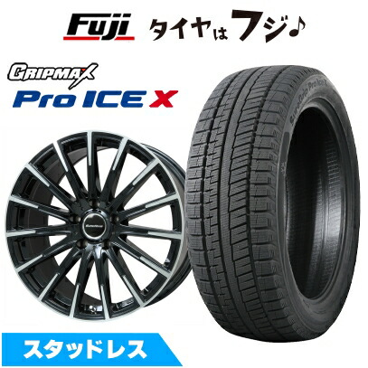 【新品】輸入車用 ベンツGLC（X253） スタッドレスタイヤ ホイール4本セット 255/45R20 グリップマックス シュアグリップ PRO アイスX BSW ブラックサイドウォール(限定) ユーロアクシス エアフルト(ブラックポリッシュ) 9J 20インチ(送料無料)