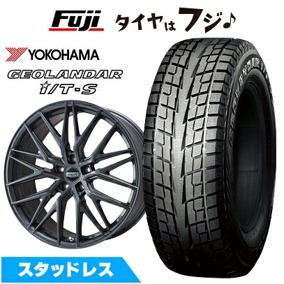 【新品国産車用5穴114.3】 スタッドレスタイヤ ホイール4本セット 215/60R17 ヨコハマ ジオランダー I/T-S G073 プレミックス MER XMESH ディープグレー 7J 17インチ(送料無料)