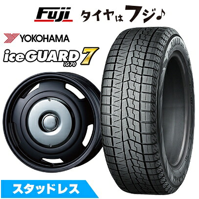 【新品】輸入車用 シトロエンC3 2010-17 スタッドレスタイヤ ホイール4本セット 195/55R16 ヨコハマ アイスガード7 セブンIG70 コレクティブライン ビター【限定】 6.5J 16インチ(送料無料)