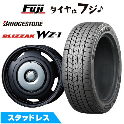 【新品】輸入車用 シトロエンC3 2010-17 スタッドレスタイヤ ホイール4本セット 195/55R16 ブリヂストン ブリザック WZ-1 コレクティブライン ビター【限定】 6.5J 16インチ(送料無料)|フジコーポレーション