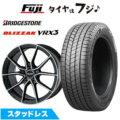 【新品】輸入車用 ベンツGLC（X254/C254） スタッドレスタイヤ ホイール4本セット 235/60R18 ブリヂストン ブリザック VRX3 MAK アルジェント FF 8J 18インチ(送料無料)｜フジコーポレーション