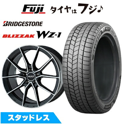 【新品】輸入車用 ベンツGLC（X253） スタッドレスタイヤ ホイール4本セット 235/60R18 ブリヂストン ブリザック WZ-1 MAK アルジェント FF 8J 18インチ(送料無料) 166,500円