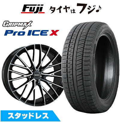 【新品】輸入車用 グレカーレ スタッドレスタイヤ ホイール4本セット 255/45R20 グリップマックス シュアグリップ PRO アイスX BSW ブラックサイドウォール(限定) MAK スペシャーレ 8.5J 20インチ(送料無料)|フジコーポレーション
