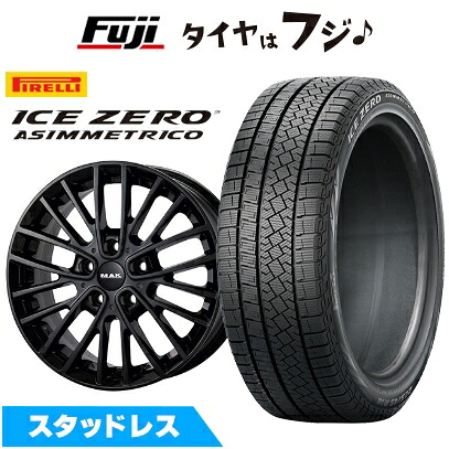 【新品】輸入車用 MINI(J01) スタッドレスタイヤ ホイール4本セット 205/50R17 ピレリ ウィンター アイスゼロアシンメトリコ MAK チェルシー 7J 17インチ(送料無料)