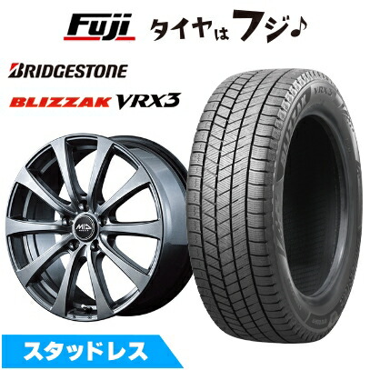 【新品】40系アルファード/ヴェルファイア スタッドレスタイヤ ホイール4本セット 225/65R17 ブリヂストン ブリザック VRX3 MID WHEELS G10 トヨタ車専 6.5J 17インチ(送料無料)