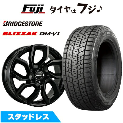 【新品】輸入車用 レネゲード スタッドレスタイヤ ホイール4本セット 215/60R17 ブリヂストン ブリザック DM-V1 MAK アポロ 7.5J 17インチ(送料無料)