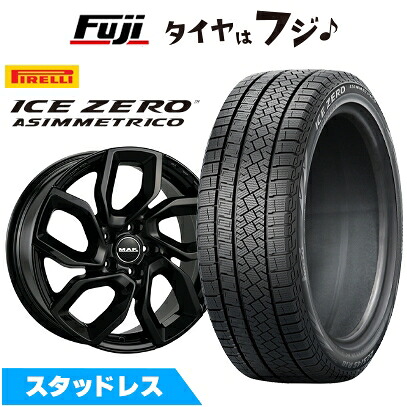 【新品】輸入車用 レネゲード スタッドレスタイヤ ホイール4本セット 215/60R17 ピレリ ウィンター アイスゼロアシンメトリコ MAK アポロ 7.5J 17インチ(送料無料)