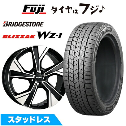 【新品】輸入車用 イヴォーク スタッドレスタイヤ ホイール4本セット 235/50R20 ブリヂストン ブリザック WZ-1 MAK マルメ 8J 20インチ(送料無料)|フジコーポレーション