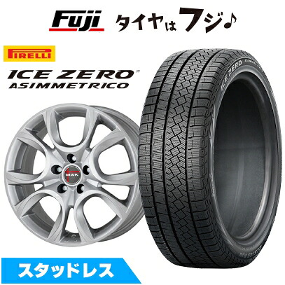 【新品】輸入車用 ジュリエッタ スタッドレスタイヤ ホイール4本セット 225/45R17 ピレリ ウィンター アイスゼロアシンメトリコ MAK トリノ 7.5J 17インチ(送料無料)