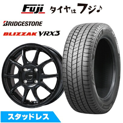 【新品】フリード クロスター スタッドレスタイヤ ホイール4本セット 185/65R15 ブリヂストン ブリザック VRX3 ホットスタッフ ジースピード G-06【限定】 6J 15インチ(送料無料)