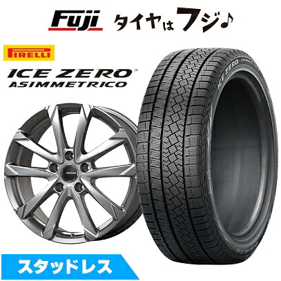 【新品】40系アルファード/ヴェルファイア スタッドレスタイヤ ホイール4本セット 225/60R18 ピレリ ウィンター アイスゼロアシンメトリコ コーセイ クレイシズ GC36F トヨタ車専 7J 18インチ(送料無料)