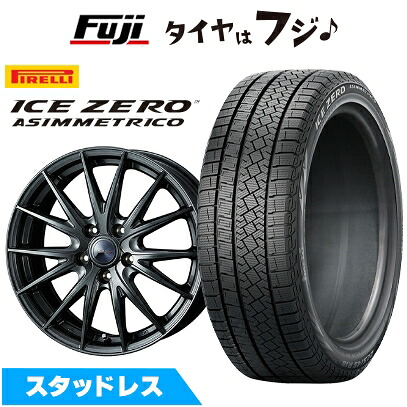 【新品】レクサスLBX スタッドレスタイヤ ホイール4本セット 225/55R18 ピレリ ウィンター アイスゼロアシンメトリコ WEDS ウェッズ ヴェルバ スポルトII トヨタ車専用 7J 18インチ(送料無料)|フジコーポレーション