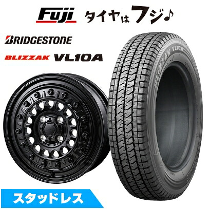 【新品】NV200 バネット スタッドレスタイヤ ホイール4本セット 165/80R14 97/95N ブリヂストン ブリザック VL10A モンツァ HI-BLOCK ターマー 5J 14インチ(送料無料)