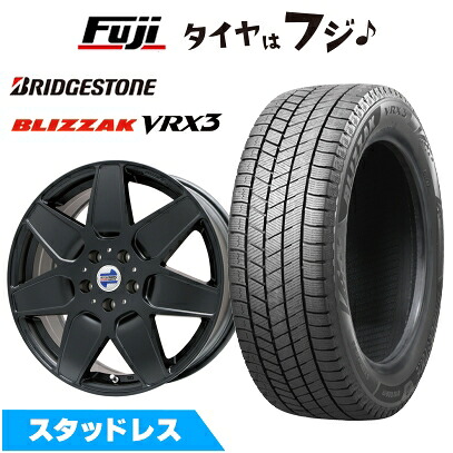 【新品】輸入車用 MINI(F54 JCW) スタッドレスタイヤ ホイール4本セット 225/40R18 ブリヂストン ブリザック VRX3 ケレナーズスポーツ M7(マットブラック) 7J 18インチ(送料無料)|フジコーポレーション