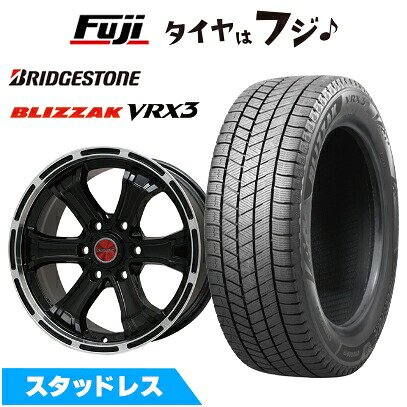 【新品】ランクル300/ランクル250 スタッドレスタイヤ ホイール4本セット 265/65R18 ブリヂストン ブリザック VRX3 ビッグウエイ B-MUD K(グロスブラックリムポリッシュトヨタ用 8J 18インチ(送料無料)|フジコーポレーション
