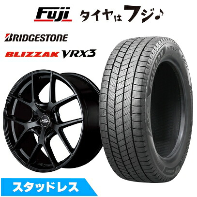 【新品】レクサスLBX スタッドレスタイヤ ホイール4本セット 225/60R17 ブリヂストン ブリザック VRX3 MID WHEELS レフィナーダ モーション4 トヨタ・レクサス車専用 7J 17インチ(送料無料)｜フジコーポレーション