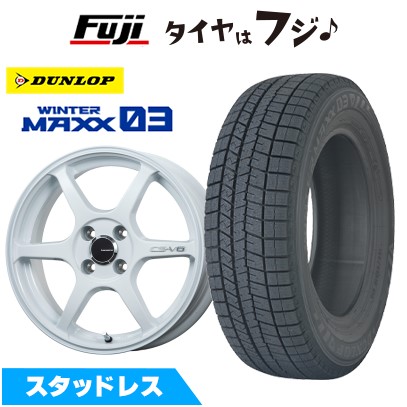 【新品】クロスビー/イグニス スタッドレスタイヤ ホイール4本セット 175/60R16 ダンロップ ウインターマックス 03 WM03 レアマイスター CS-V6(ホワイト) 5J 16インチ(送料無料)｜フジコーポレーション 67,870円