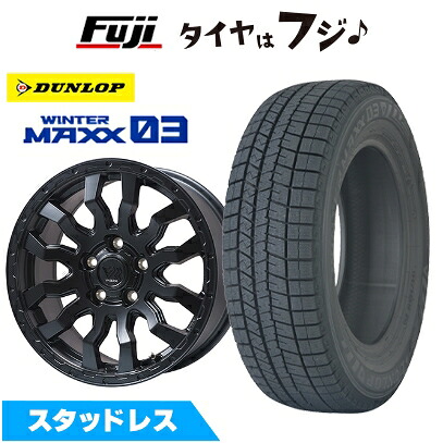 【新品】30系アルファード/ヴェルファイア等 スタッドレスタイヤ ホイール4本セット 215/65R16 ダンロップ ウインターマックス 03 WM03 トピー ヴァブロ RR-01【限定】 7J 16インチ(送料無料)
