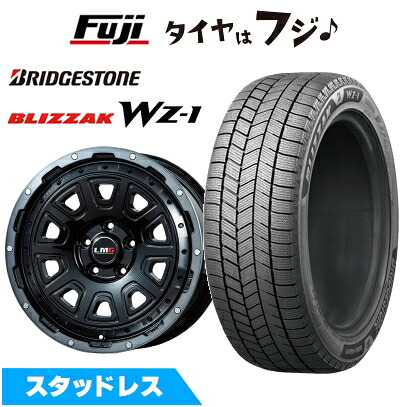 【新品】30系アルファード/ヴェルファイア等 スタッドレスタイヤ ホイール4本セット 215/65R16 ブリヂストン ブリザック WZ-1 レアマイスター LMG DS-10 ブラック/ブラッククリアリム 7J 16インチ(送料無料)|フジコーポレーション
