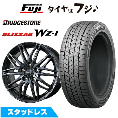 【新品】40系アルファード/ヴェルファイア スタッドレスタイヤ ホイール4本セット 225/60R18 ブリヂストン ブリザック WZ-1 トピー シビラ NEXT W45 トヨタ車専 7J 18インチ(送料無料)
