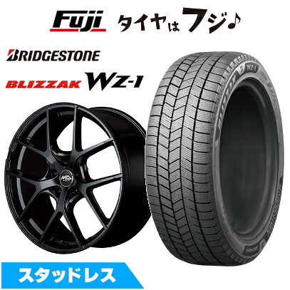 【新品】レクサスNX 2021/11- スタッドレスタイヤ ホイール4本セット 235/60R18 ブリヂストン ブリザック WZ-1 MID WHEELS レフィナーダ モーション4 トヨタ・レクサス車専用 8J 18インチ(送料無料)