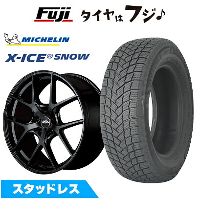 【新品】レクサスLBX スタッドレスタイヤ ホイール4本セット 225/60R17 ミシュラン エックスアイス スノー MID WHEELS レフィナーダ モーション4 トヨタ・レクサス車専用 7J 17インチ(送料無料)｜フジコーポレーション