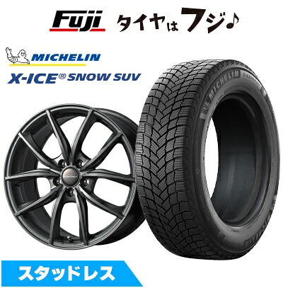 【新品】輸入車用 レヴァンテ スタッドレスタイヤ ホイール4本セット 265/50R19 ミシュラン エックスアイス スノー SUV ユーロテック MP-LINE(マットチタニウム) 8J 19インチ(送料無料)｜フジコーポレーション