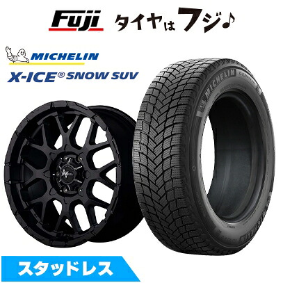 【新品】プラド/ハイラックス スタッドレスタイヤ ホイール4本セット 265/65R17 ミシュラン エックスアイス スノー SUV MID WHEELS NITRO POWER M28 バレット 8J 17インチ(送料無料)|フジコーポレーション